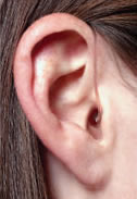 Profile photo of an Open Fit hearing aid